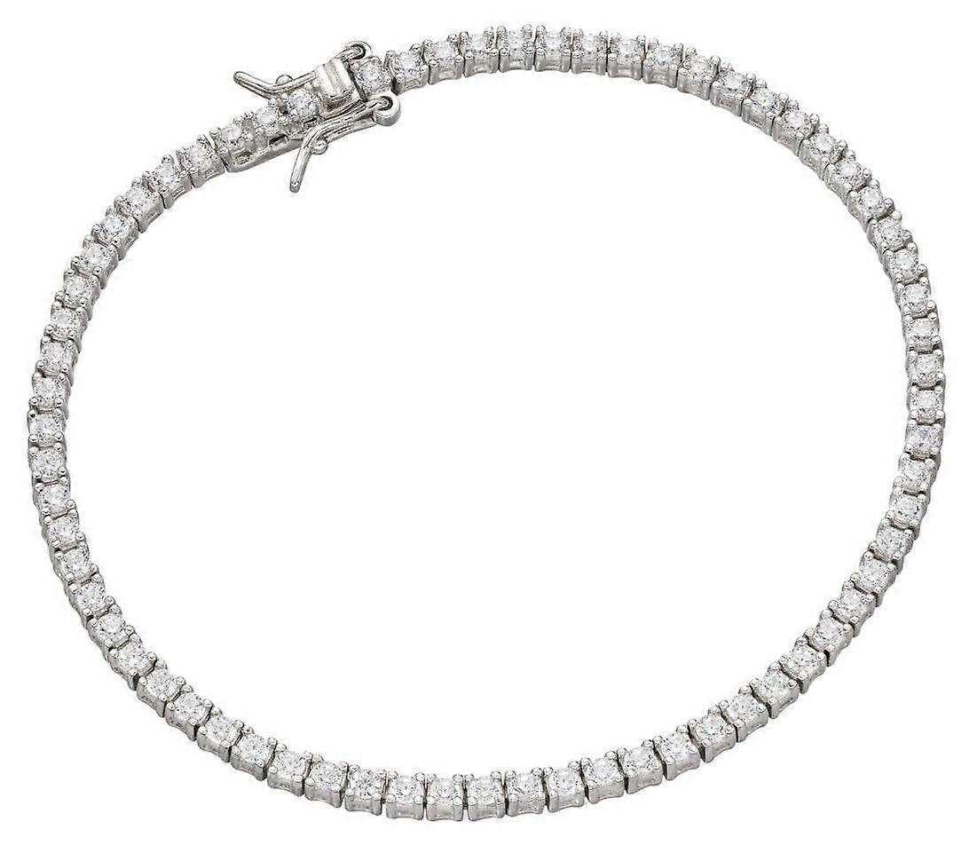 Beginnings Claw Set Gemstone Bracelet - Silver