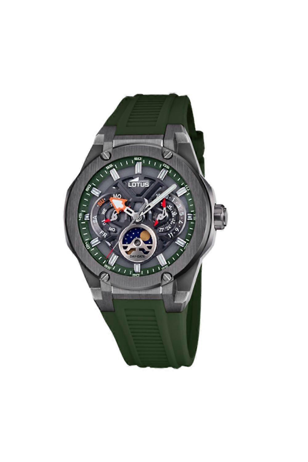 Lotus vortex Men's Analog Quartz Watch with Rubber Bracelet 18946/5
