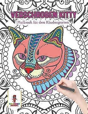 Verschroben Kitty Malbuch fr den Kindergarten
