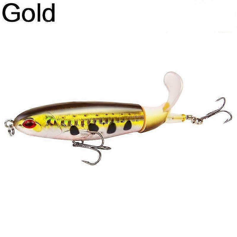 1Pcs Appâts de pêche 13g / 35g Leurres de pêche artificiels Topwater Crochet de queue rotatif Bass Fishing Hard Bait pour la pêche en eau douce en eau douce YSX