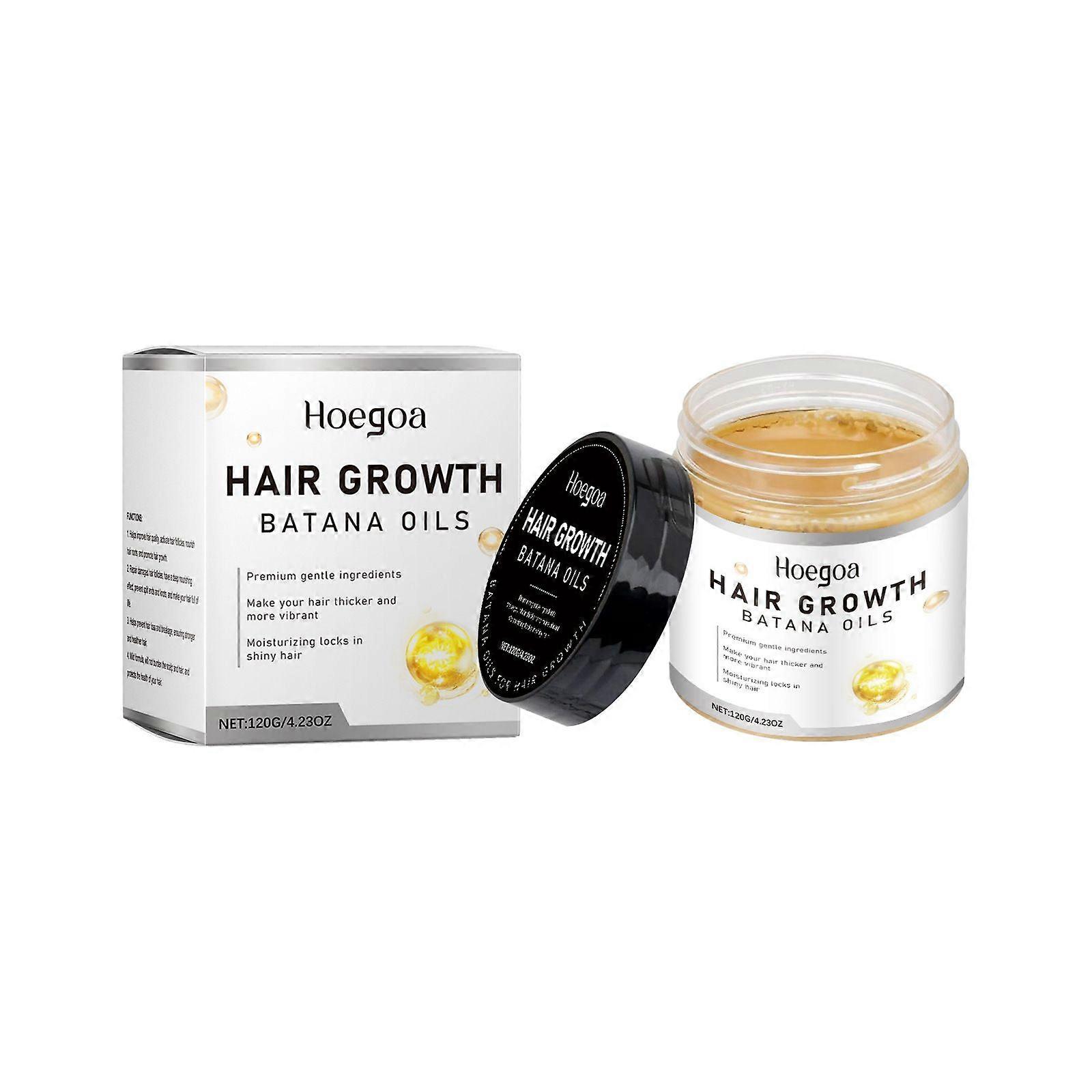 HOEGOA Batana Hair Mask Nourishes, Makes Hair Smooth, Fluffy, Hydrates, Smooth and Moisturizes Hair