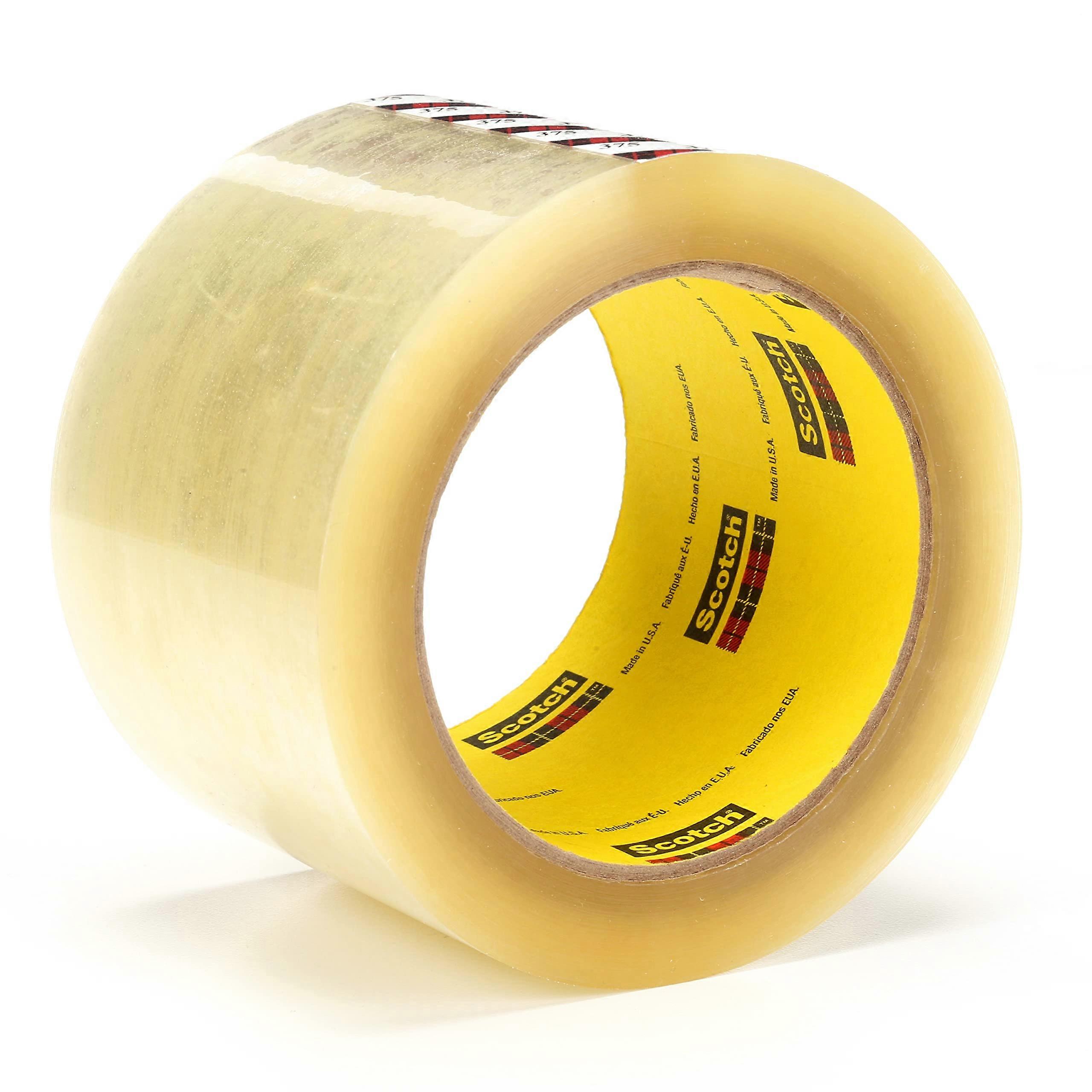 Pack of 24 Scotch 375 72 x 50 Clear Box Sealing Tape