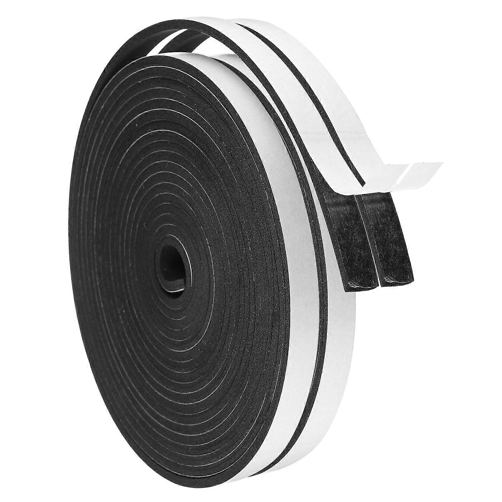 Door Seal for Window Insulation, 3/8 Inch x 1/8 Inch, 2 Rolls 16 Feet, Weatherproof Foam Strip for Draft Prevention