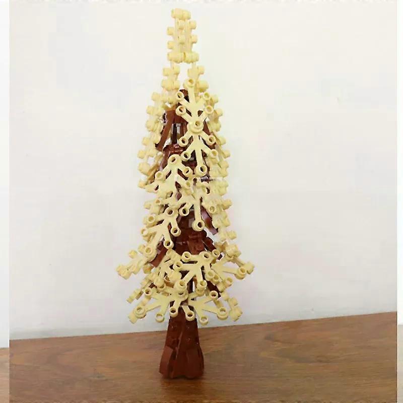 115Pcs Building Block City Diy Tree Metasequoia Christmas Brick Moc Plants Garden Forest Gift Accessories Parts