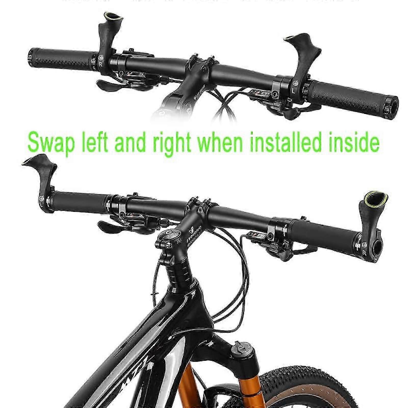 FIFTY-FIFTY Bike Handlebar Ends, Bicycle Handlebar Ends, Aluminum Alloy