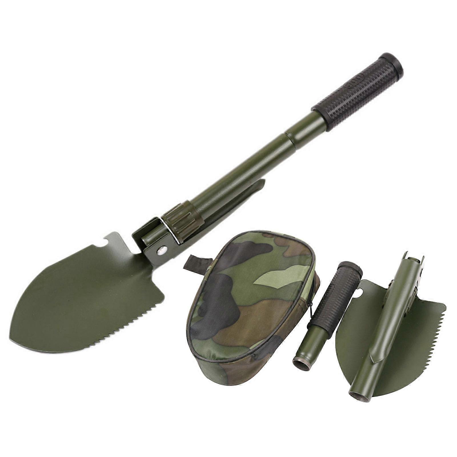 Multifunctional Outdoor Folding Shovel Engineer Shovel for Survival Camping Hiking Backpack Fishing Trenching Emergency Tools