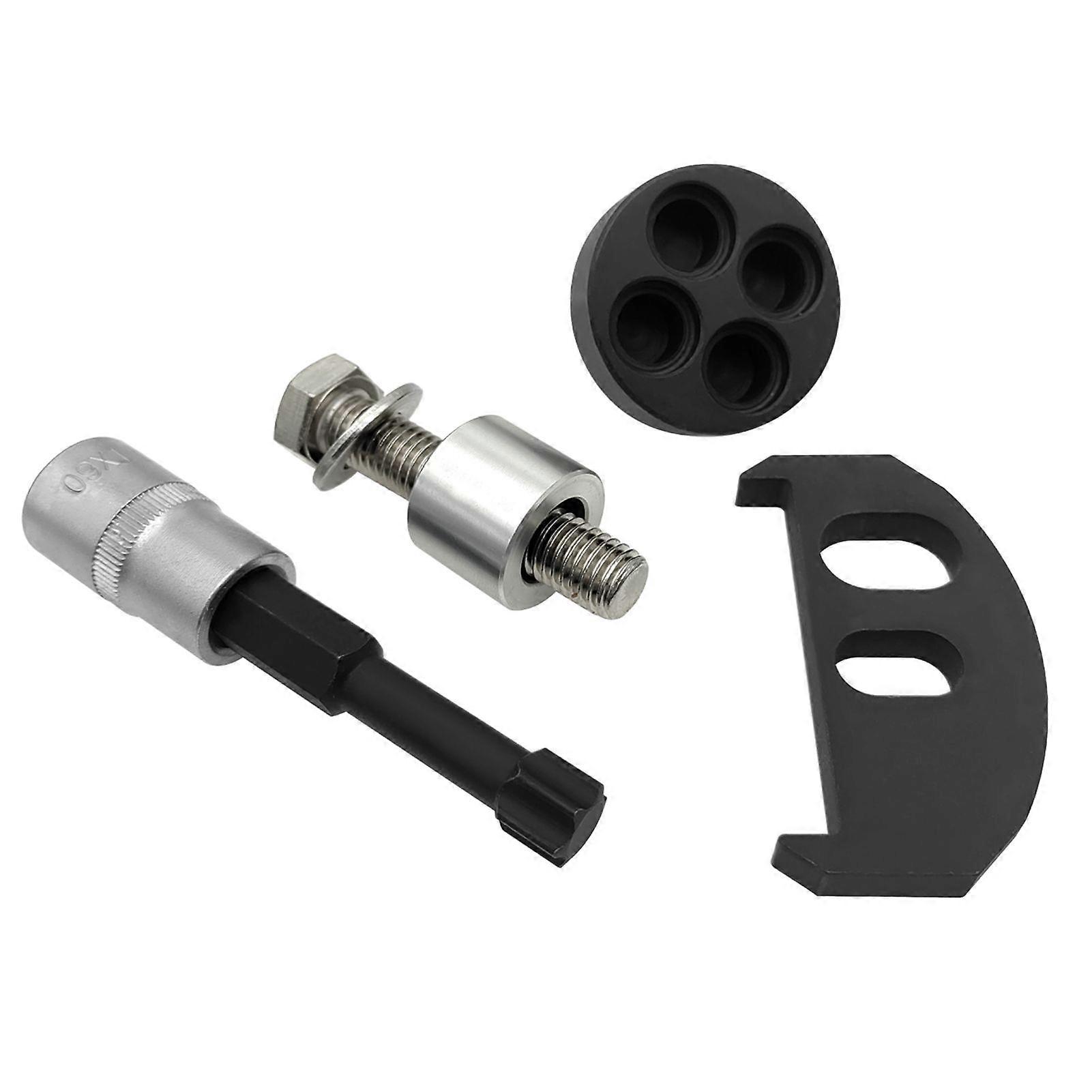 Crankshaft Turning Holding Kit, Crankshaft Rotary Tool and Flywheel Locking Tool Set Replacement for BMW Mini B37 B38 B47 B58 1.2L 1.5L 2.0L