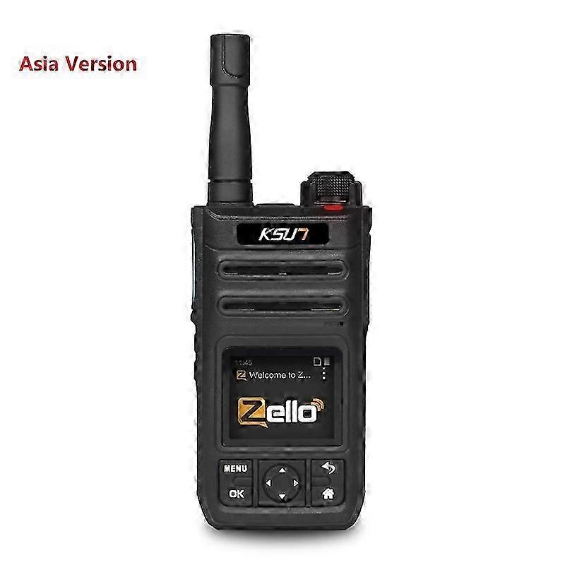 Rádio sem fio Zello Walkie Talkie 4G Wi-Fi Sim Real PTT para celular Android Rádio de longo alcance profissional Ksun Zl30