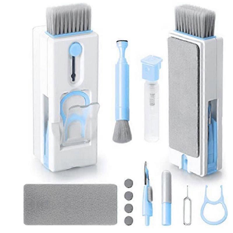 Kit de nettoyage de clavier 11 en 1, kit de nettoyage d’écran pour téléphone portable, outil de nettoyage de clavier pour appareil photo, nettoyant pour ordinateur portable pour tablette/moniteur/clavier,