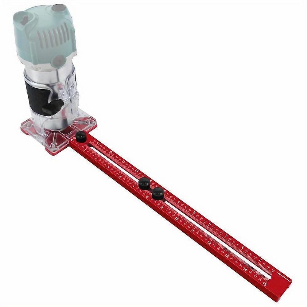 Router Milling Groove Bracket Aluminum Alloy Router Circle Cutting Jig Adjustable Router Jig for Woo