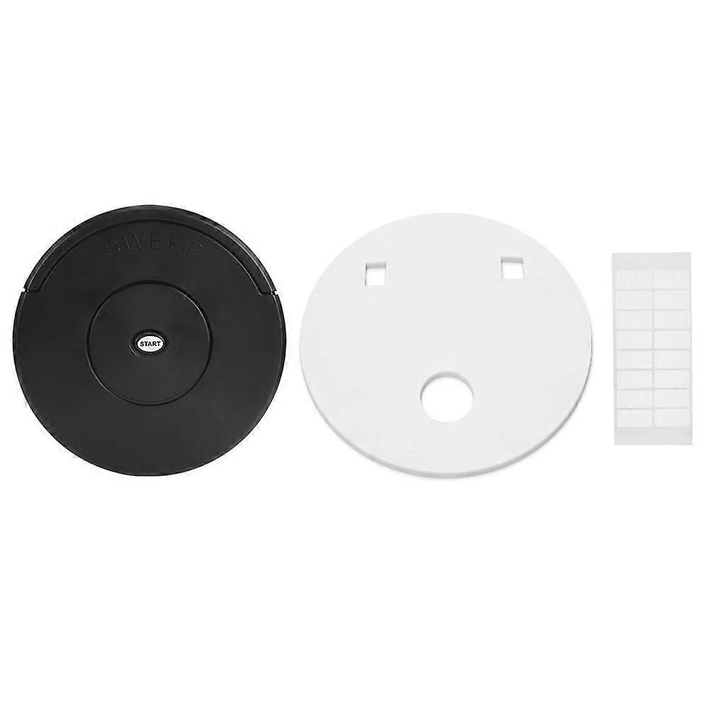 Mini Automatic Vacuum Cleaner Cordless Smart Robot Floor Dust Sweeper Black