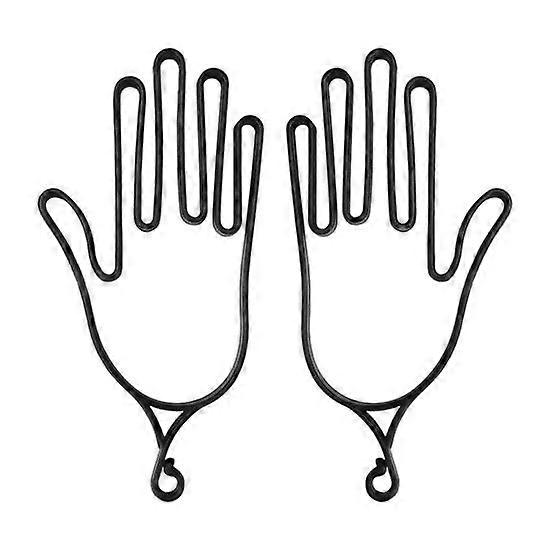 2 Pcs Golf Glove Holders Plastic Golf Gloves Stretcher Support Frame Storage Hanger Keeper