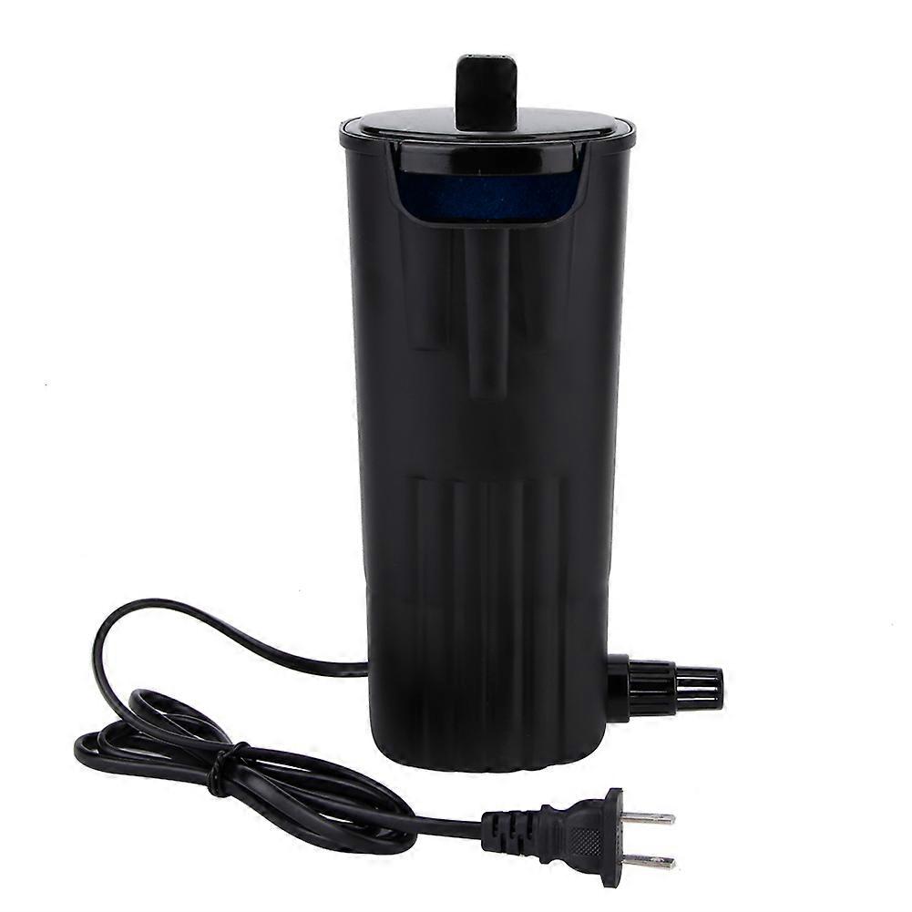 Low Shallow Water Tortoise Tank Aquarium with Mute Filter Pump and Built-In Water Purifier US Plug 110V