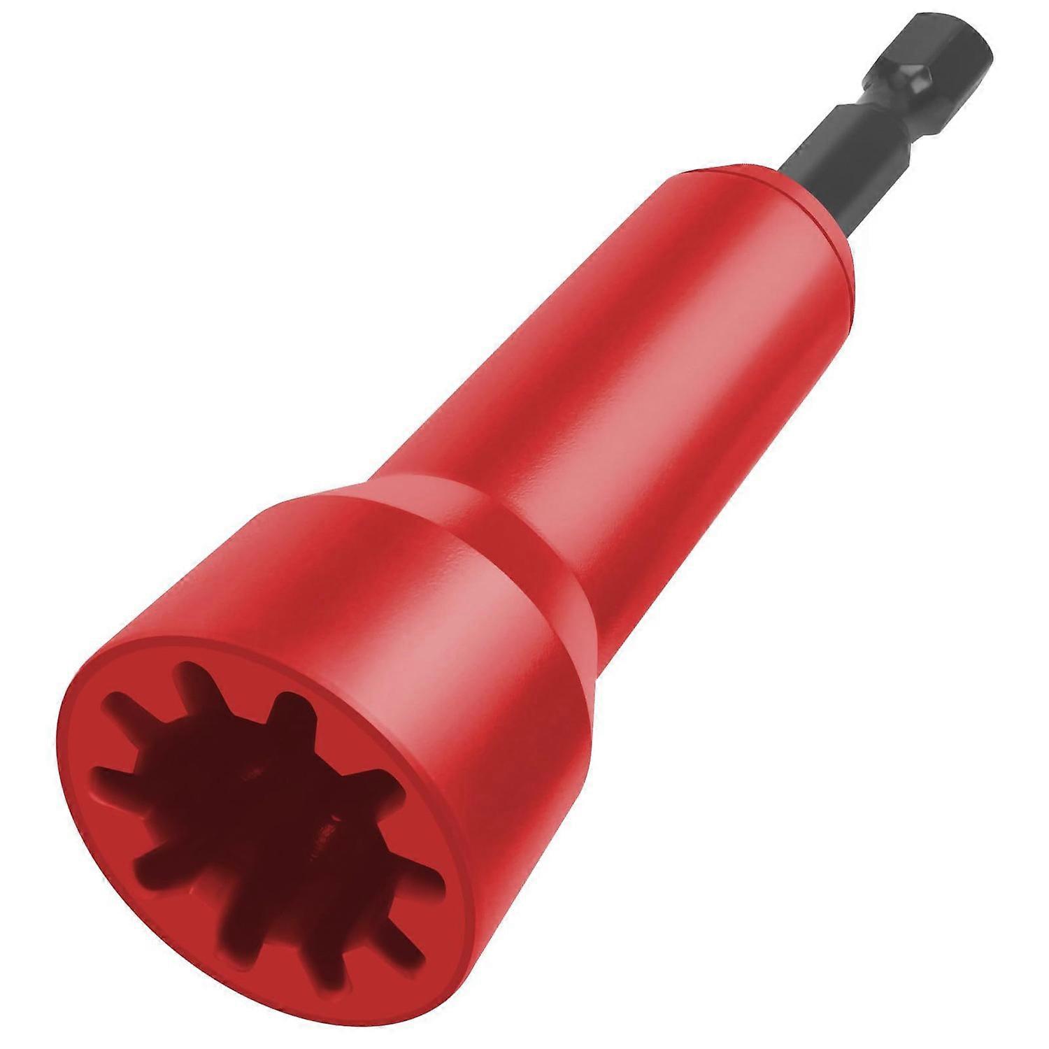 Wire Twisting Tool with 1/4" Chuck for Electrical Cable Connections-Red