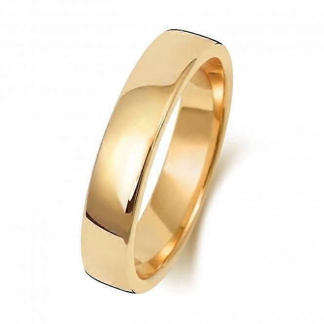 Wedding Band 9K Soft Court 4 mm-1.45 Wedding Ring W134M