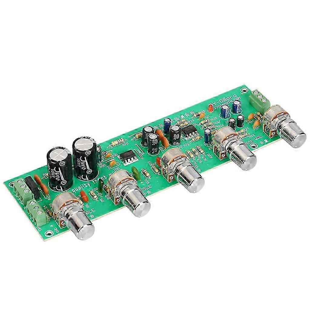 Shibingsheng BY-08 HiFi Preamplifier Pre Amplifier 4558 op amp for Enthusiasts DIY Replace