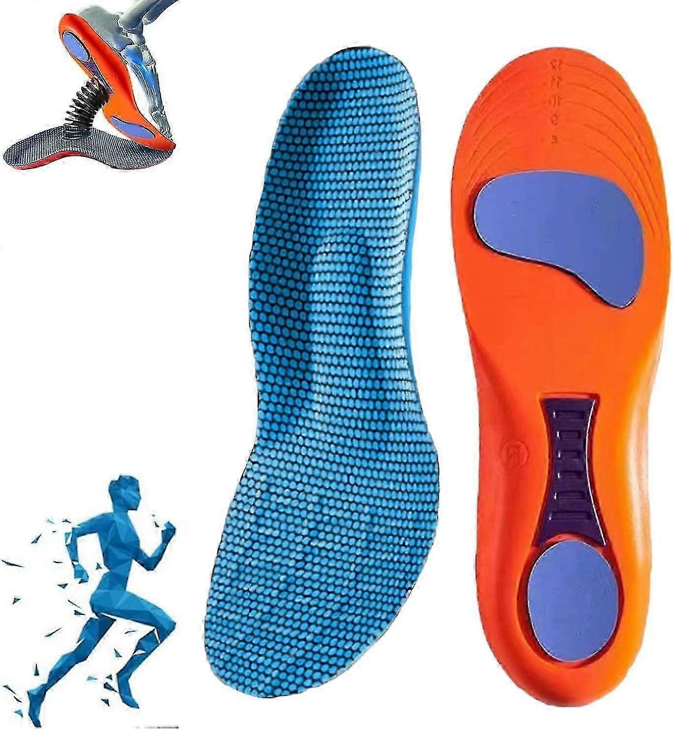 Norelie Insoles, Norelie Orthopaedic Insoles for Arch Support, Comfortable Plantar Fasciitis Insoles, Comfy Orthopaedic Insoles for Work Shoes Sports