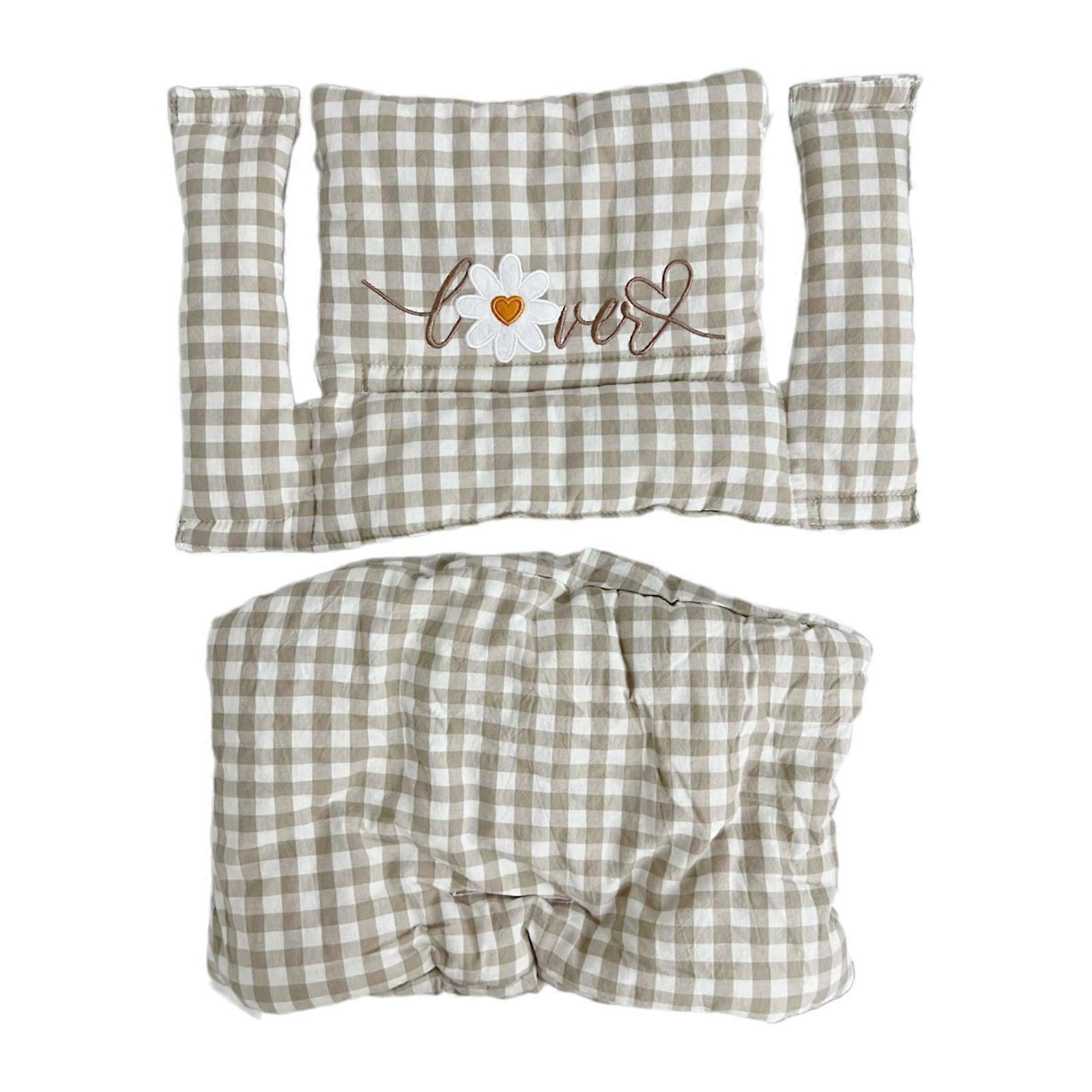 Chaises de salle à manger pour bébés Coussin de chaise haute séparable anti-salissure Tapis de dossier amovible Coussin pour bébés Tout-petits