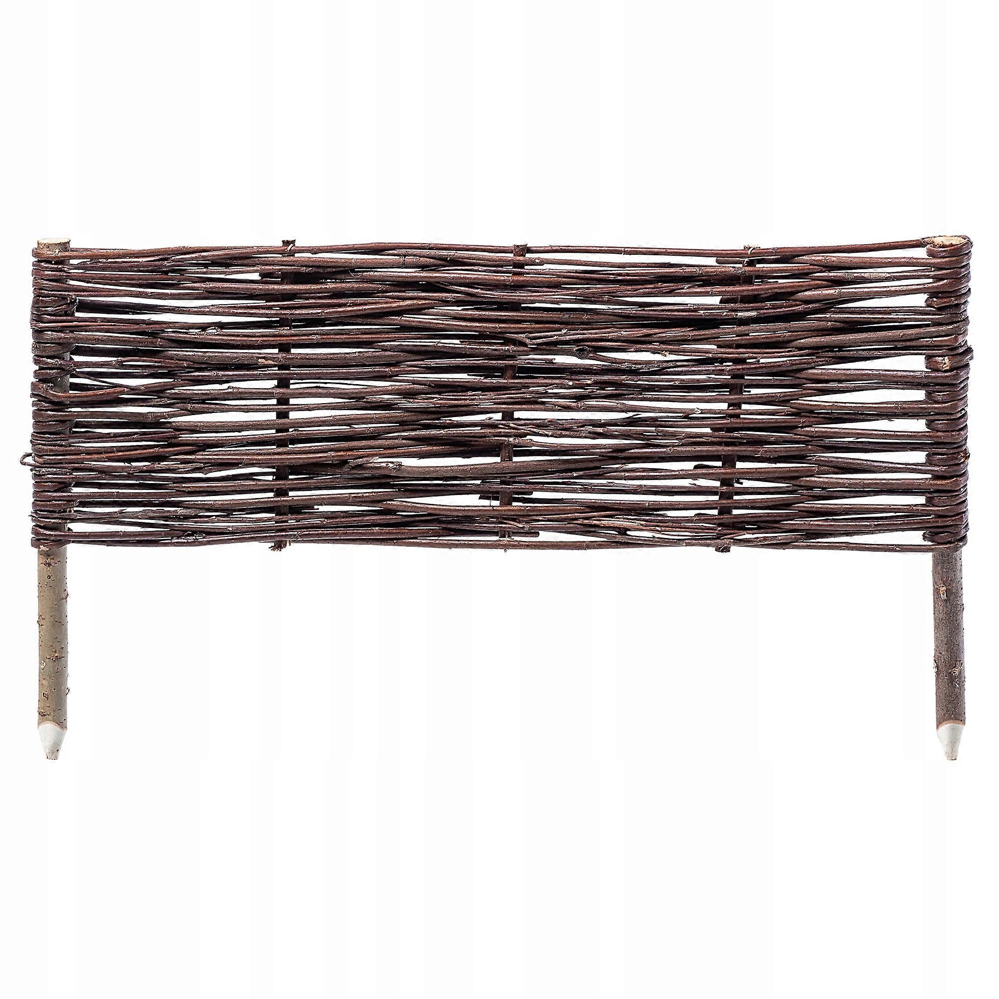 KADAX Palisádový proutěný plot 60x30cm obruba plotu