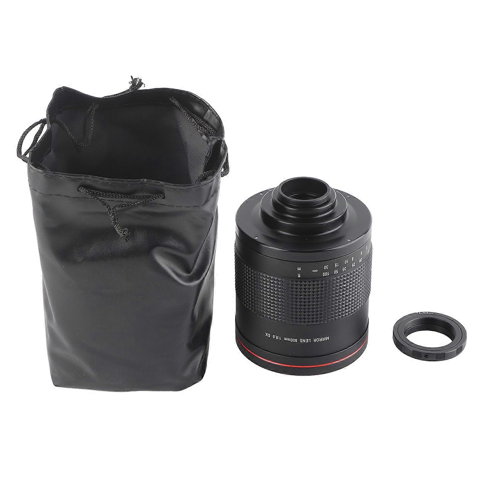 900mm F8.0 Super téléobjectif miroir objectif pour monture AI adapté à l’appareil photo reflex Nikon