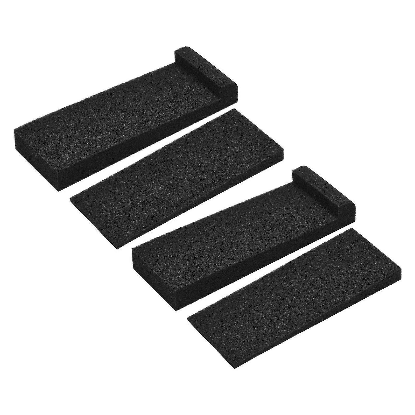 2 Packs High Density Acoustic Foam Isolation Pads 27 * 10cm Usable Area for Studio Monitor Speaker