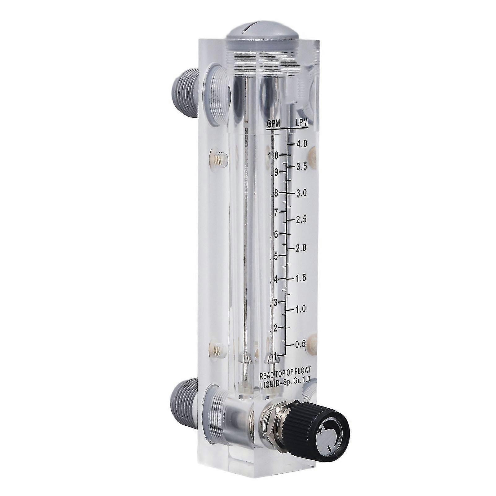 Liquid Flowmeter Clear Durable Acrylic Panel for Liquid Medium Measurement and Control Regulation 0.1-1GPMP2025041100725