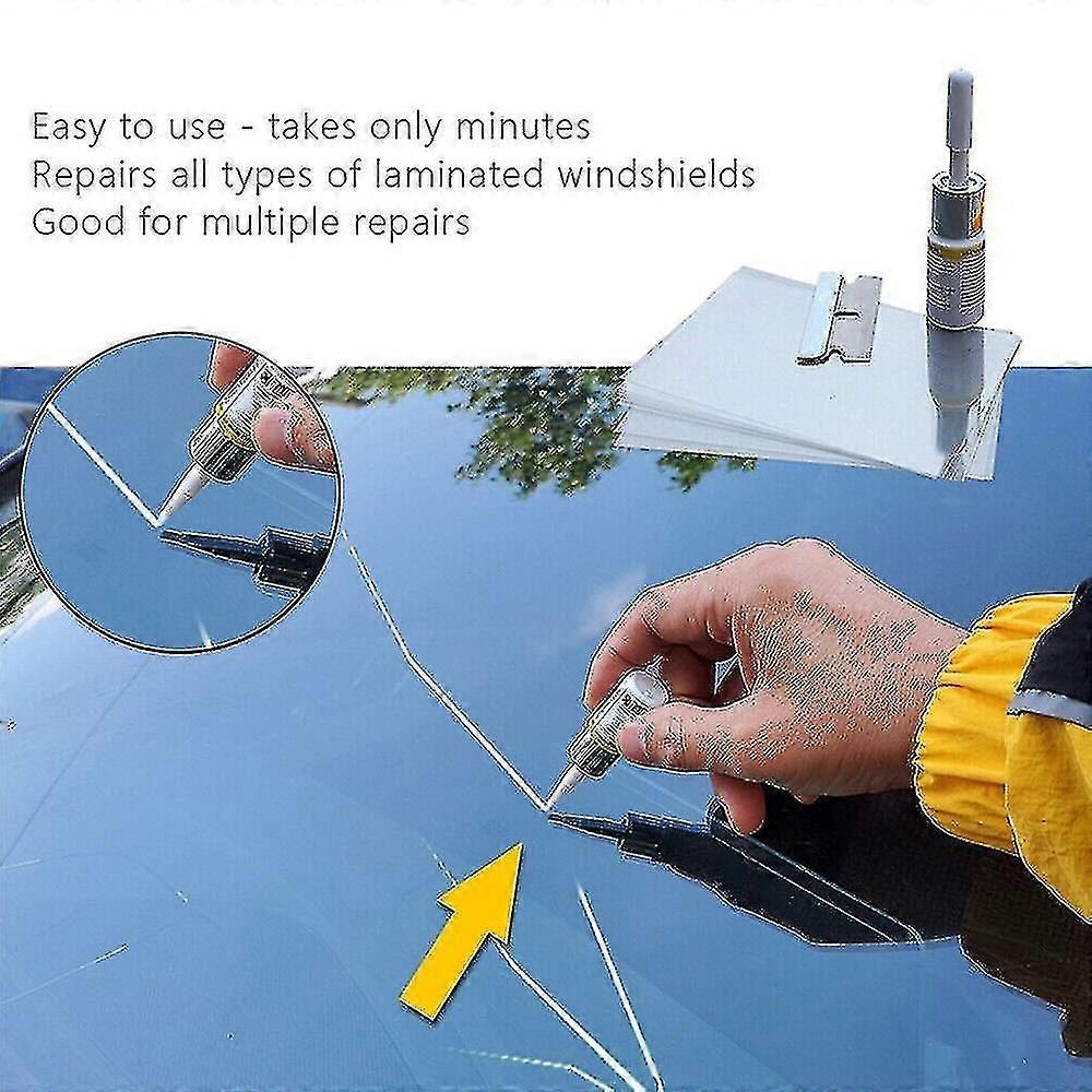 Cam Sıvı Ve Araba Pencere Çatlak Çip Onarım Aracı Reçine Ön Cam Ön Cam Onarım Diy Tools Kit