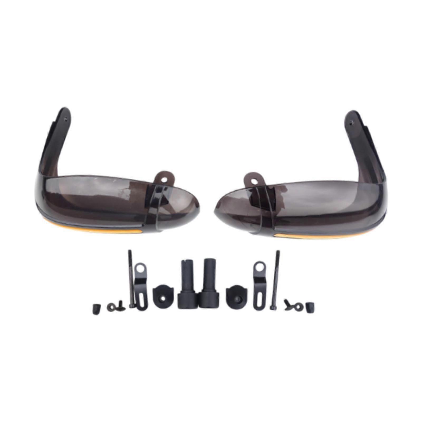 2x Windshield Handlebar Covers with Reflective Strips Scooter Hand Guards