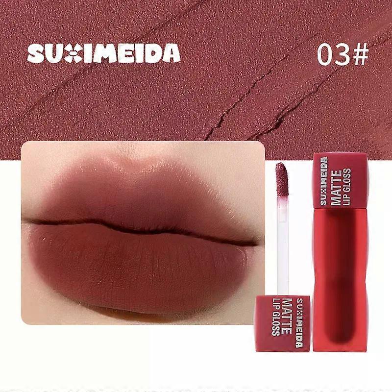 Shibingsheng Susi Beauty Enamor Matte Lip Lacquer - Flawless White Tone, Highly Pigmented with Smooth Application