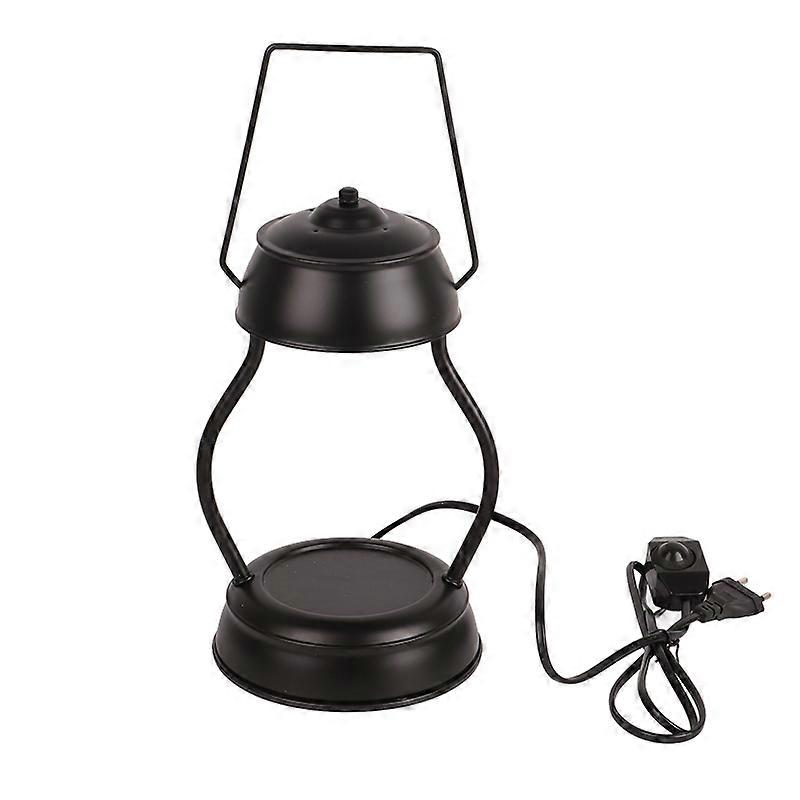 Adjustable Black Retro Wax Melting Lamp for Home Decor