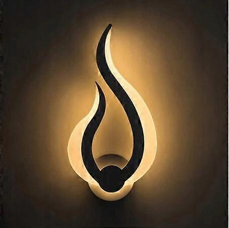 Flame Lamp. Wall Lamp. Modern Led Loft Sconce