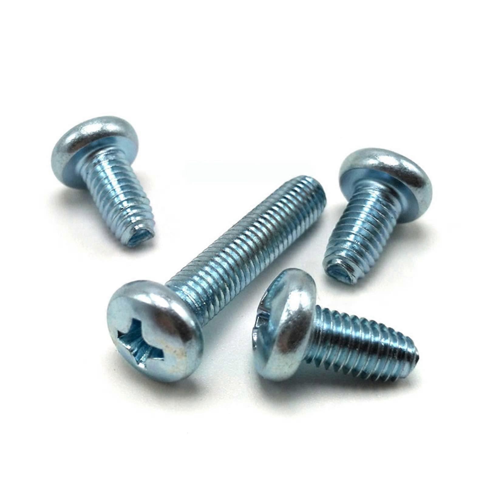 M3 M4 M5 M6 Pan Head Trilobular Thread Rolling Screws, M3x8 190 Pcs, A025 Lasting, M3 M4 M5 M6 Sizes