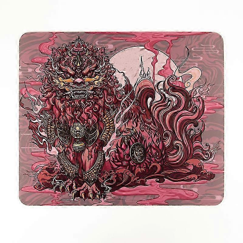 Smooth Large Mouse Pad Non-Stitched Edge Polyester Woven Non-slip Mouse Mats