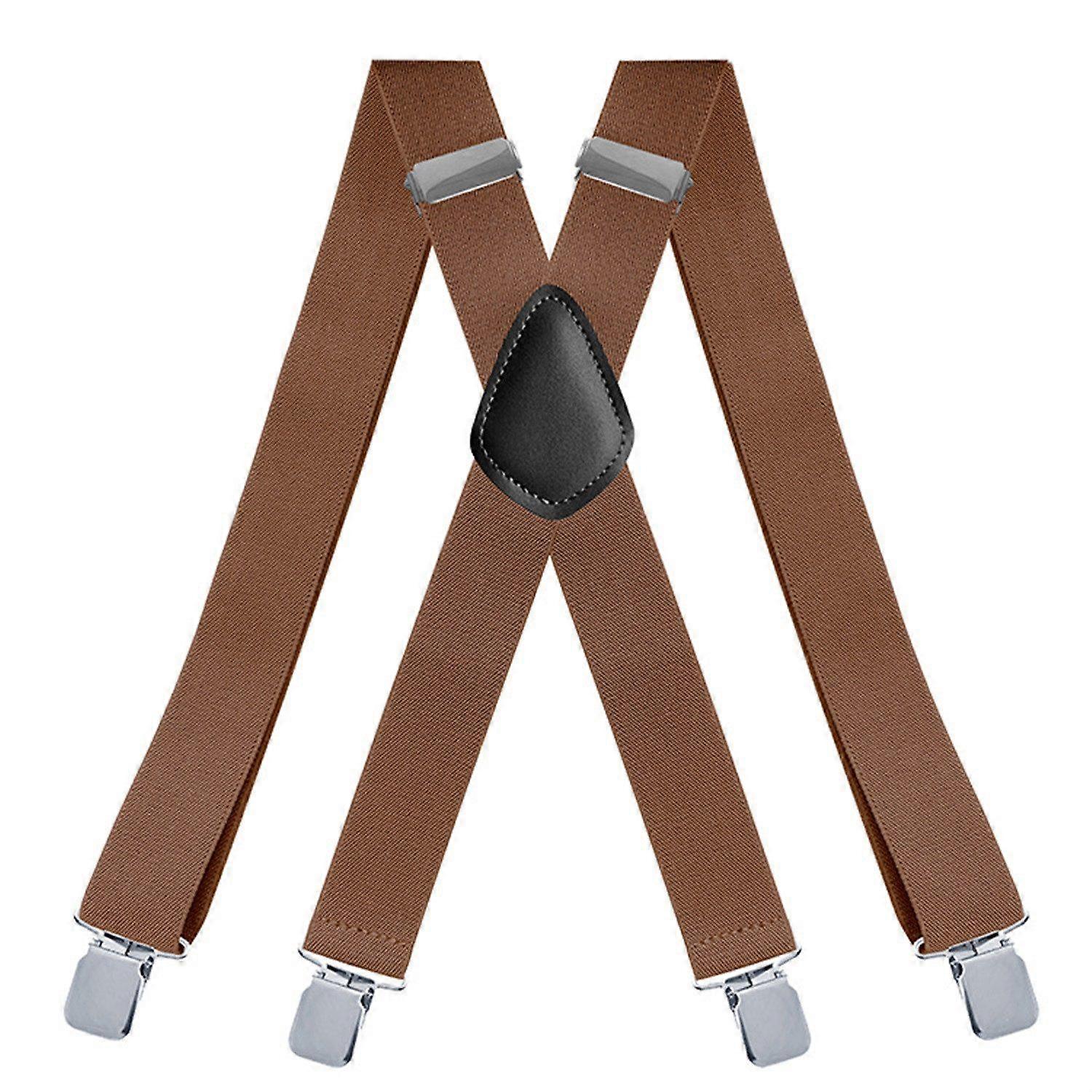 Suspenders 3.5cm wide adjustable with strong clip closure and durable design for comfort