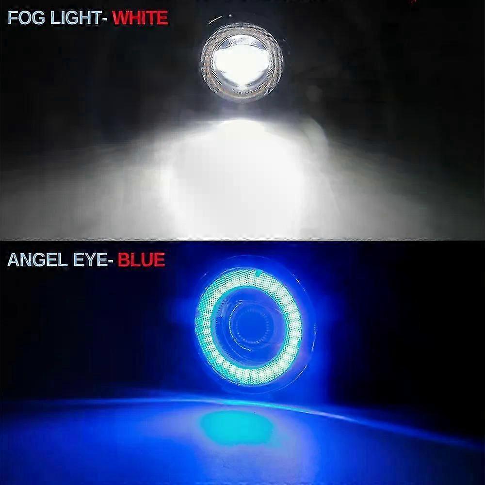 Applies To 2 X Angel Eye Led Fog Light Drl H11 Car Fog Daytime Running Lamp For Porsche Cayenne 92a 958 2010 2011 2012 2013 2014 2015