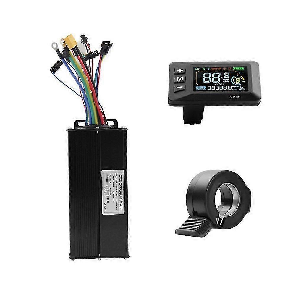 40A Brushless Controller GD02 Meter LCD Display+130X Throttle Kit