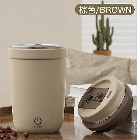 Tazza da caffè magnetica automatica per agitare Tazza per agitare Tazza Agitatore di proteine elettrico Tazza di miscelazione in acciaio inossidabile (400 ml)