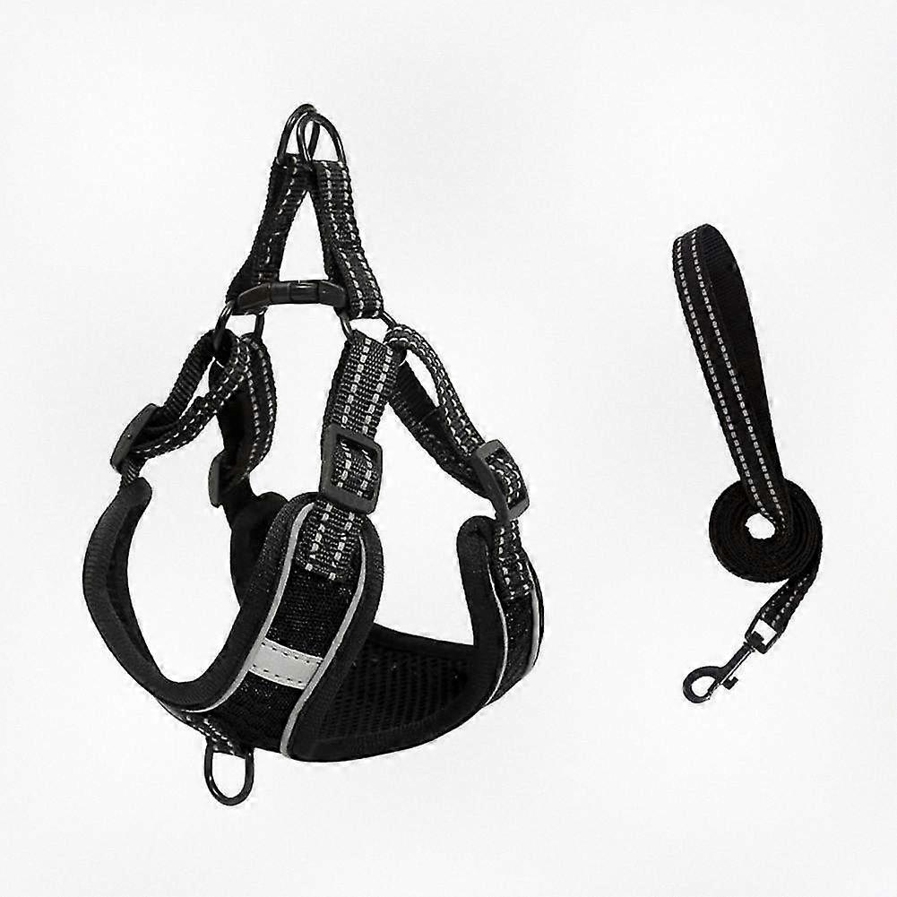 Padded Adjustable No-Pull Dog Vest Harness for Large Breed Training and Walking Comfortable Pet Control