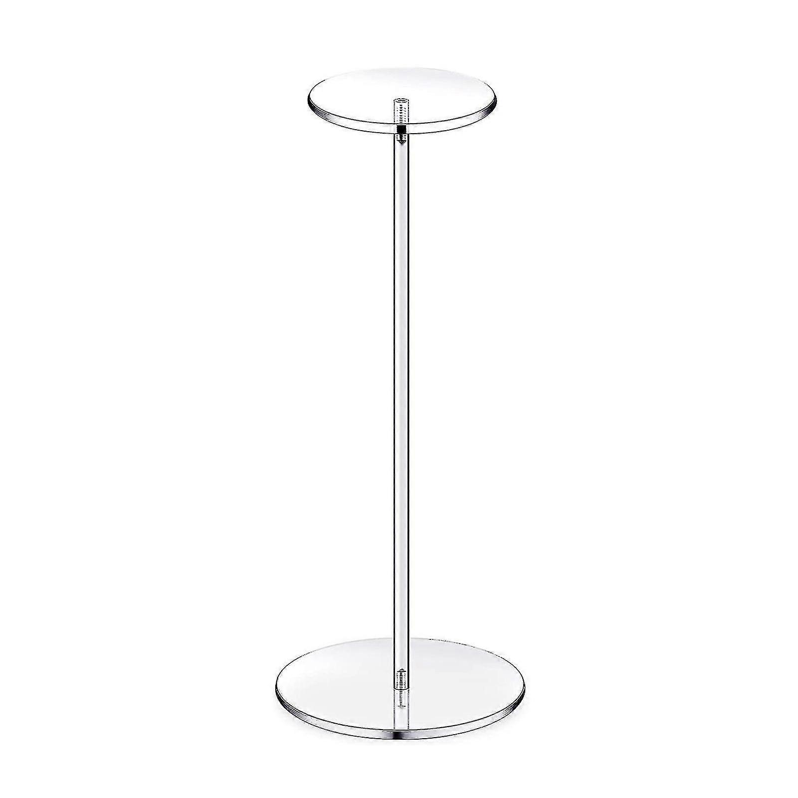 Klare Acryl Hut Stand Perücke Display Rack für Display Hut Sockel Stand Rund Sockel Display Riser