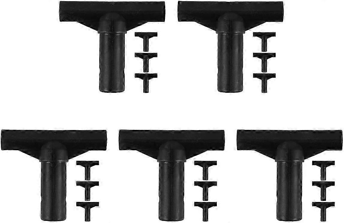 Black Trampoline Accessories Trampoline Replacement Pipe Connector Trampoline Parts T-Shaped Pole Connector PP