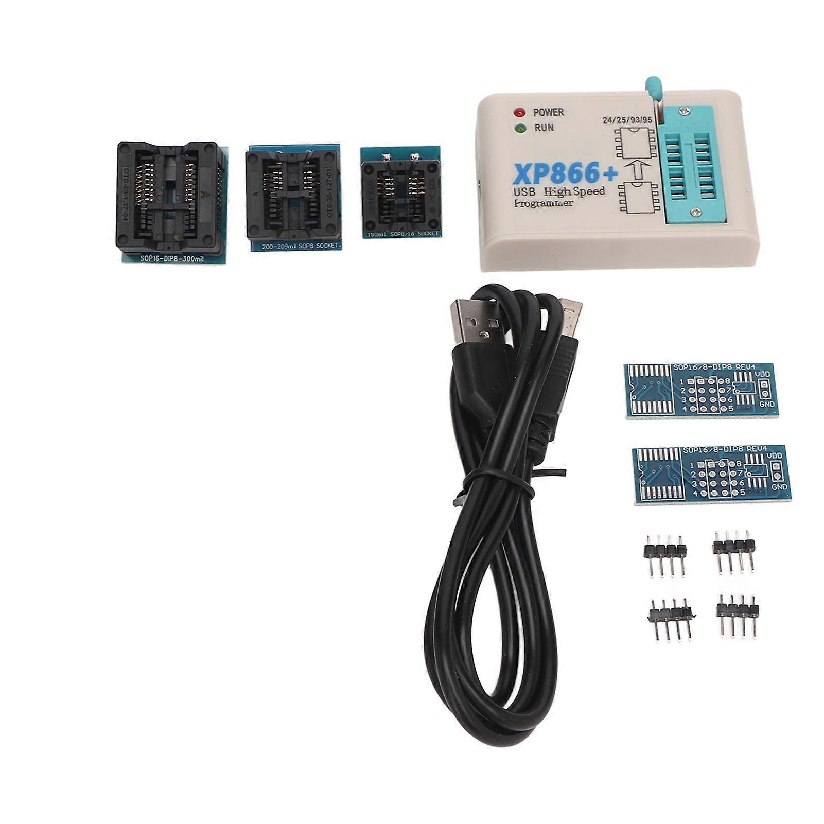 USB SPI 5 Tested Base High Speed 24 25 93 Bios XP866 Programmer for Memory Chip Software Firmware