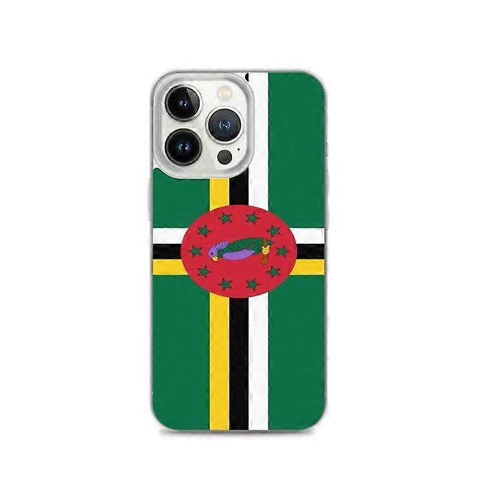 iPhone Case - Dominica Flag - iPhone 13 Pro - Flexible - Multicolor - Vertical