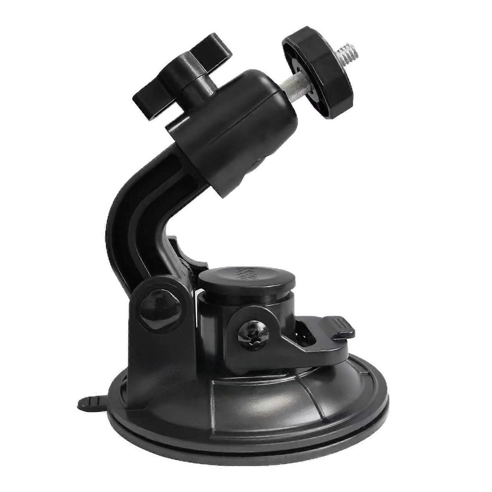 360 Degree Rotatable Dashcam Mount with Strong Suction Cup 1/4 Screw for Car Video Recorders Cameras Multicolor