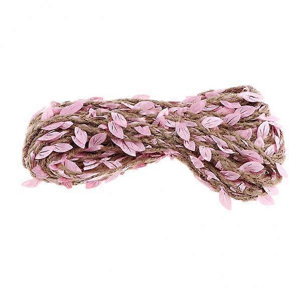 Rosa Girlande aus Kunstrebe - 60 Fuß Eleganz