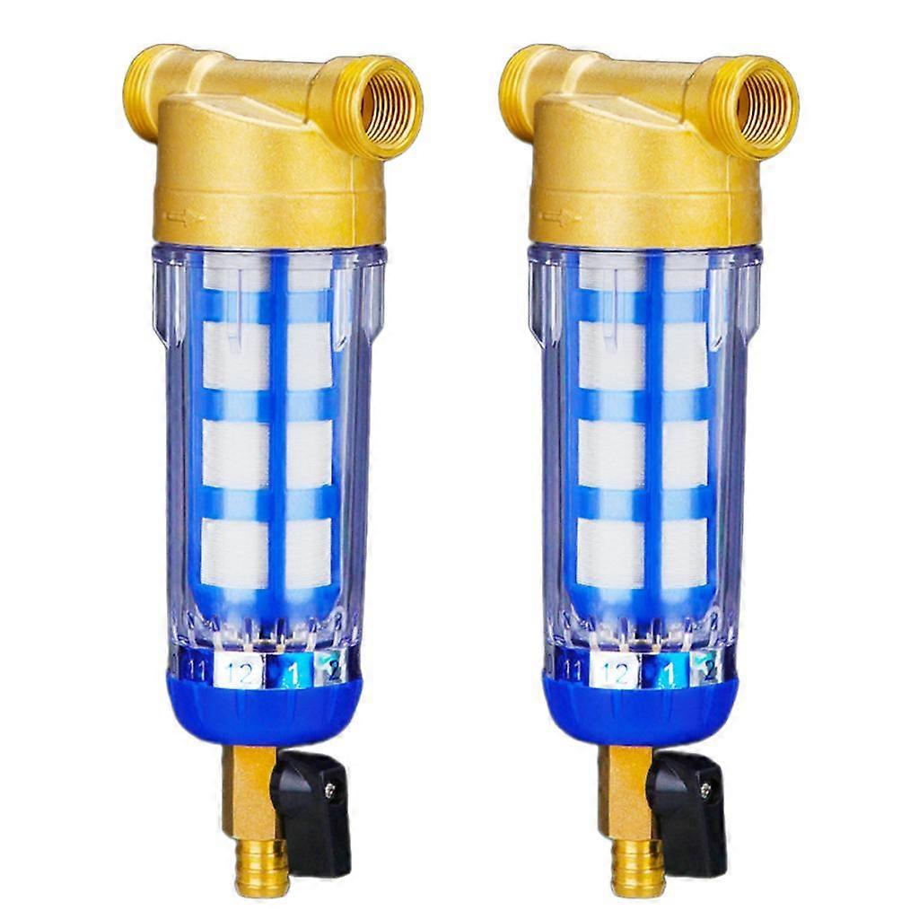 2pcs Water Pre-Filter System/Reusable Down Sediment Water Filter, fit for