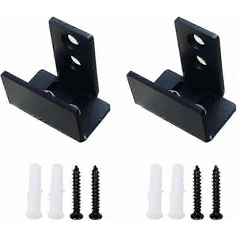 2 Piece Interior Sliding Door Guide Sliding Door Hardware Bottom Wall Floor Guide Double Sliding Door Track Roller Sliding Door Floor Guide