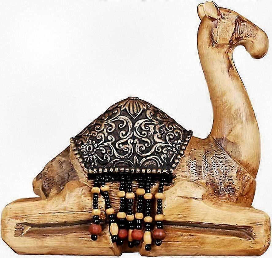 Decorative Resin Camel Figurine Sculpture for Home - Feng Shui Statue for Attracting Luck, Wealth, and Fortune in Style 1