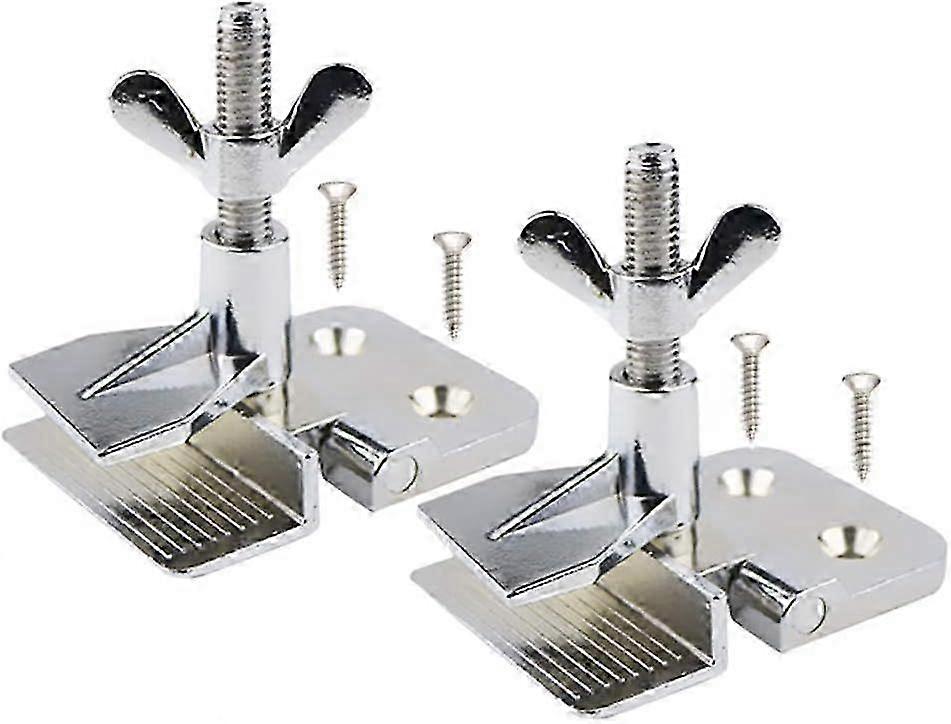 2 Pcs Silk Screen Printing Hinge Clamps with 4 Screws for Frame Machine