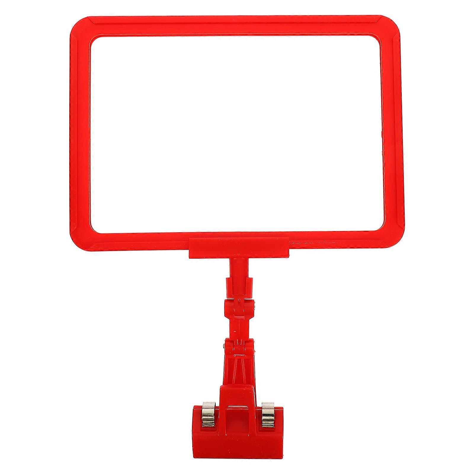 Classification Sign Holder Magnetic Installation Clear Visibility ABS Supermarkets 20.80X14.80X0.10CM 1Set