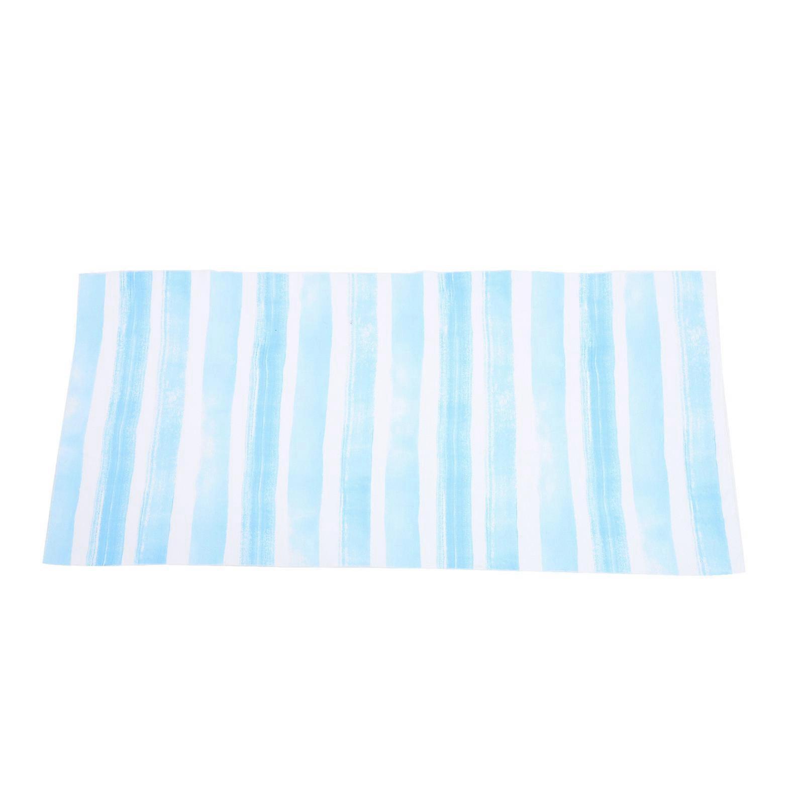 Washable Pool Towel Sky-Blue Superfine Fiber Designed for Bathing with Compact Storage Feature